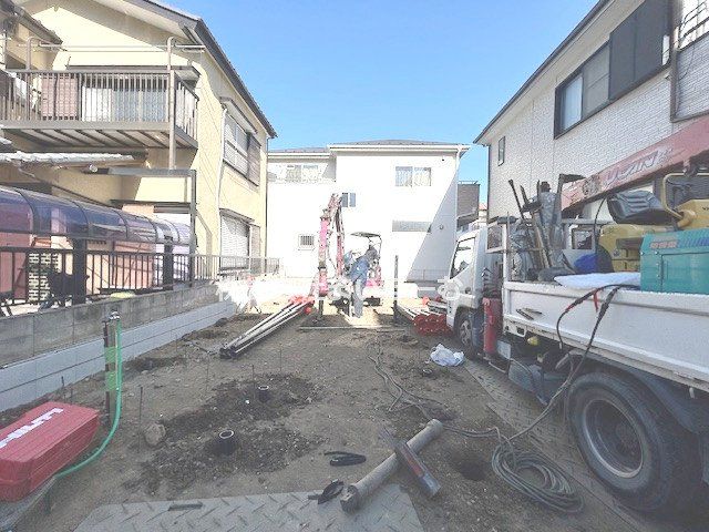 ��ʌ�����s�O��3���ڂ̐V�z��ˌ��Ă̌��n�O�ώʐ^