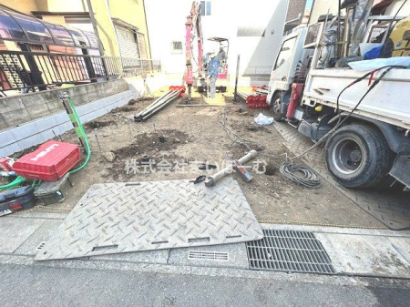 ��ʌ�����s�O��3���ڂ̐V�z��ˌ��Ă̌��n�O�ώʐ^